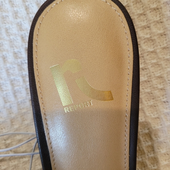 Brown and Cream Women's Slide Sandals - Picture 12 of 12